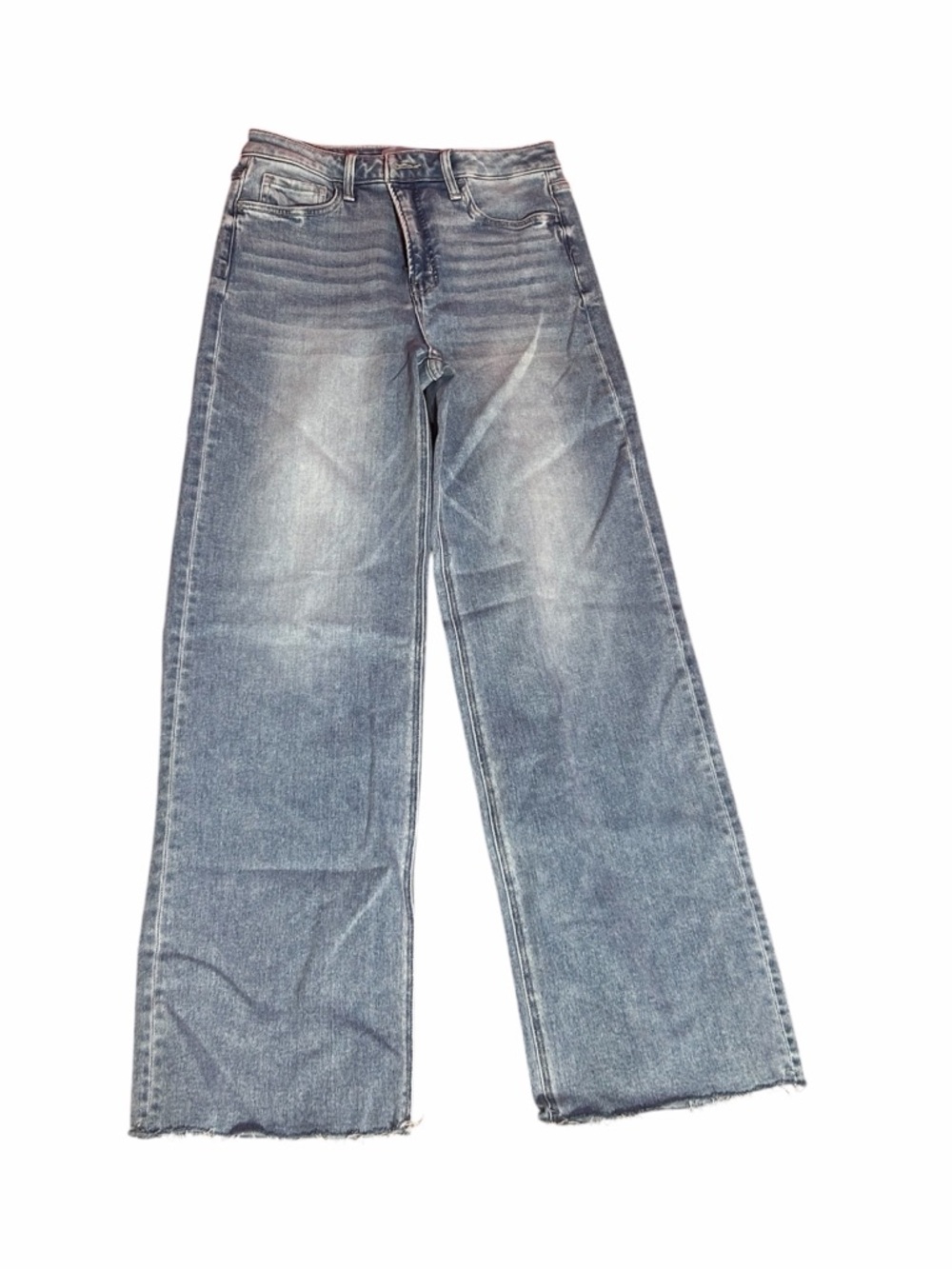 Moco Vintage Wash High Rise Wide Leg Jeans Size 30